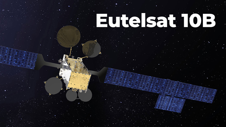 Началось вещание со спутника Eutelsat 10B