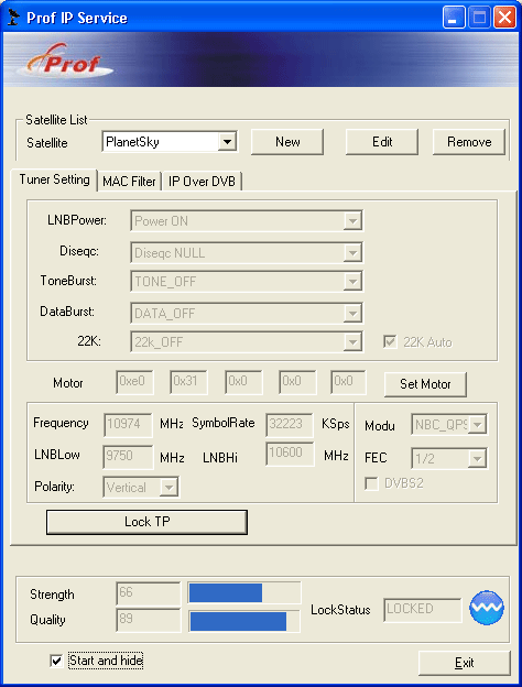 инструкция по настройке dvb карты st4200 ip