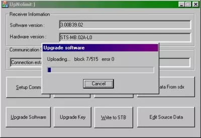 Ресивер Euston STV2005: Обновление ПО, заливка ключей