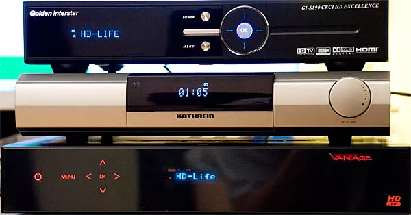 Обзор HD-ресиверов: Vantage HD7100, Kathren UFS 910, Golden Interstar S890