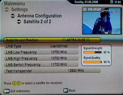 Обзор HD-ресиверов: Vantage HD7100, Kathren UFS 910, Golden Interstar S890