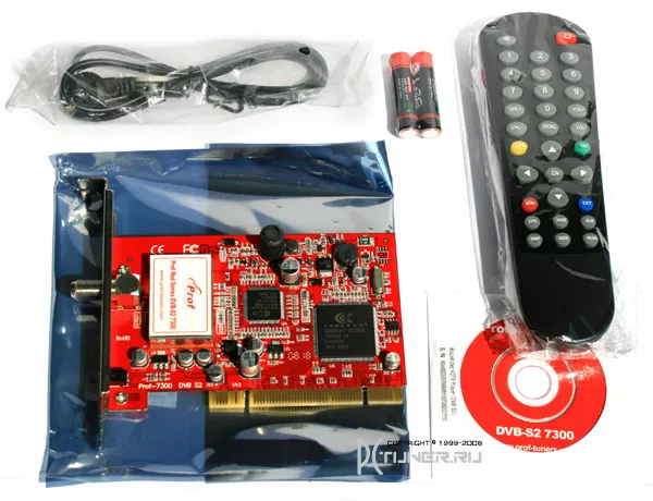 Комплектация Prof Red Series DVB-S2 7300